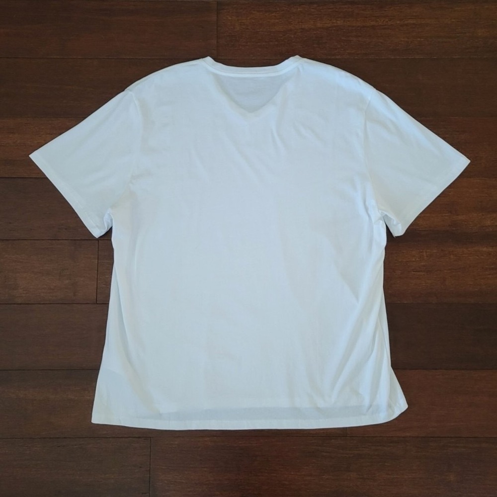 NWOT Everlane Uniform Mens Size XXL White V-Neck Organic Cotton Short Sleeve Tee - Picture 4 of 6